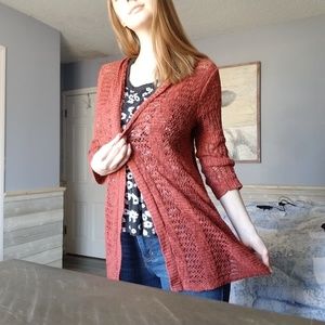 Maurices Red Cardigan